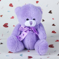 Brinquedos Brinquedos Presente Bela Cor Roxa Plush Teddy Bear Toy